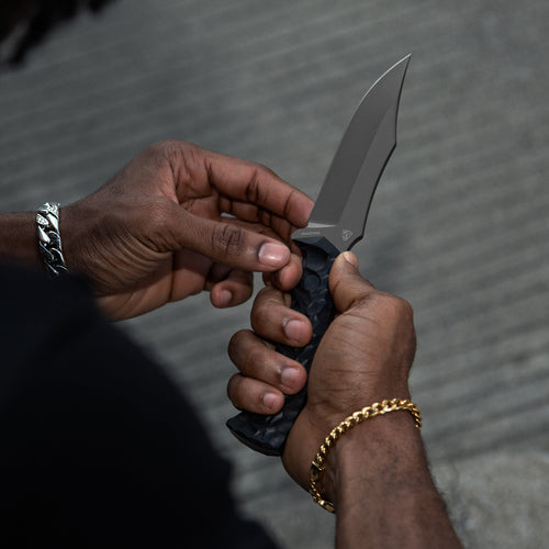 Cyber Combat Fixed Blade Knife | 14C28N & G10