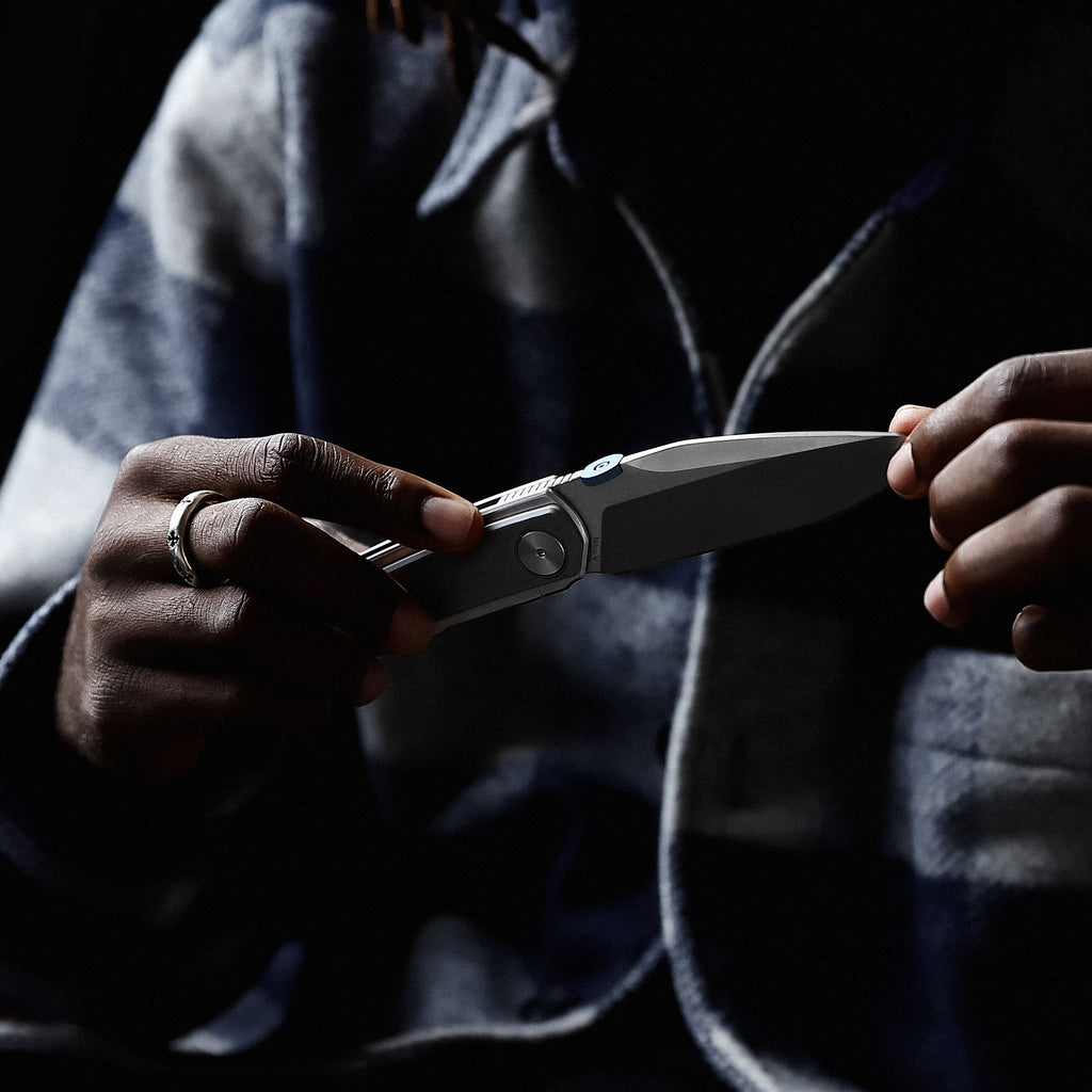 Trace Folding EDC Pocket Knife - Nitro-V Steel & G10 Handle