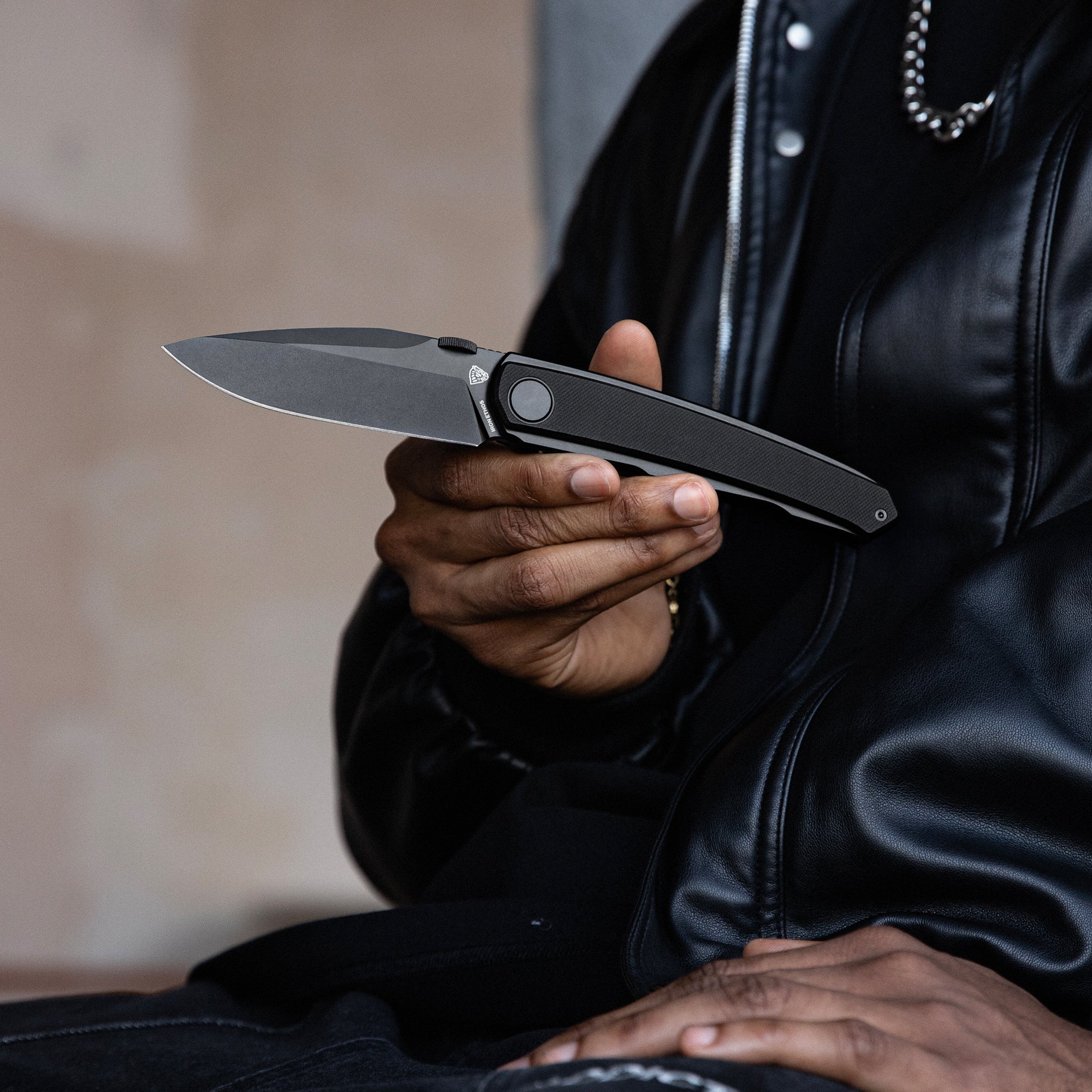 Trace Folding EDC Pocket Knife - Nitro-V Steel & G10 Handle