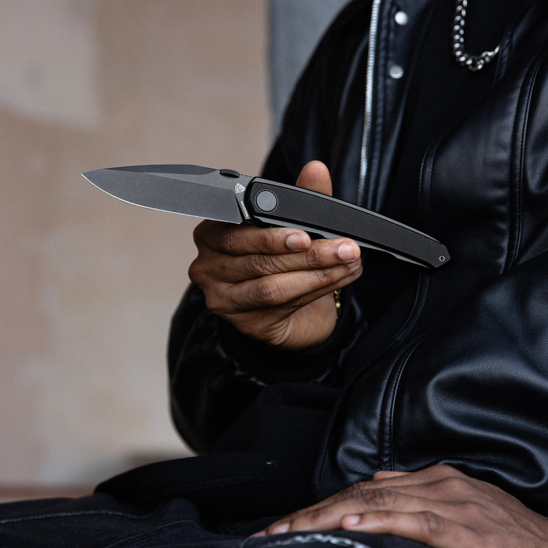 Trace Folding EDC Pocket Knife - Nitro-V Steel & G10 Handle
